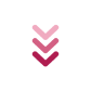 Scroll down arrow indicator for Singlife website navigation